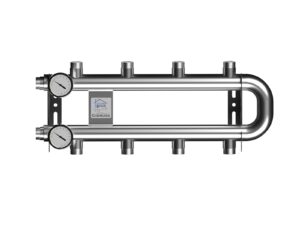 Кольцевой коллектор из нержавеющей стали RMSS-60-R4.TW на 4 контура